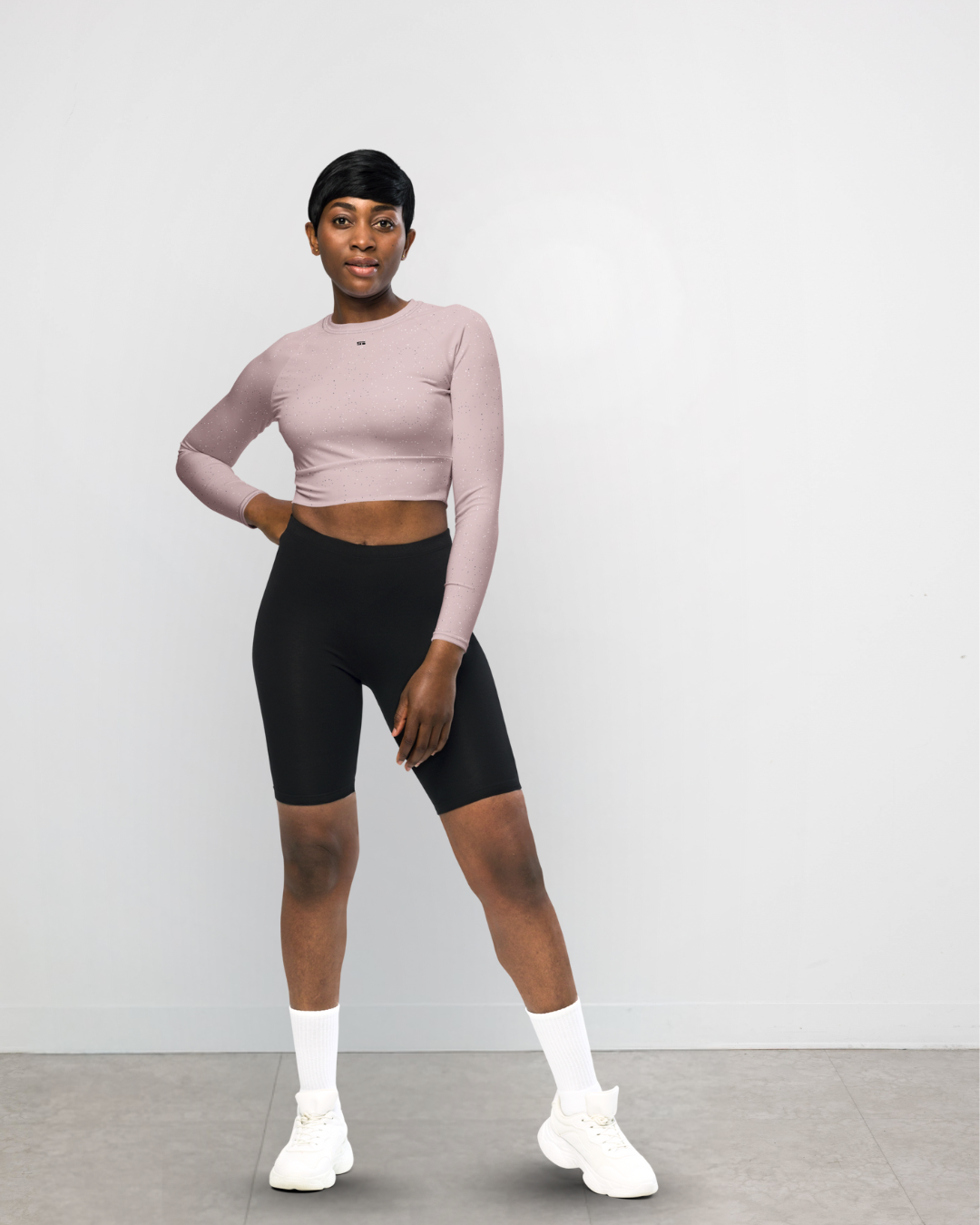 Blush Performance Crop