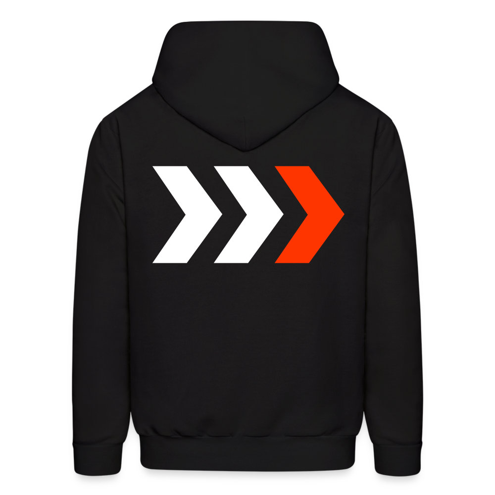 DDN Chevron Hoodie - black