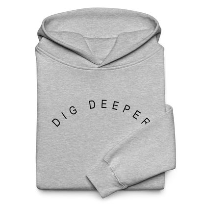 Dig Deeper Oversized Hoodie (Grey)