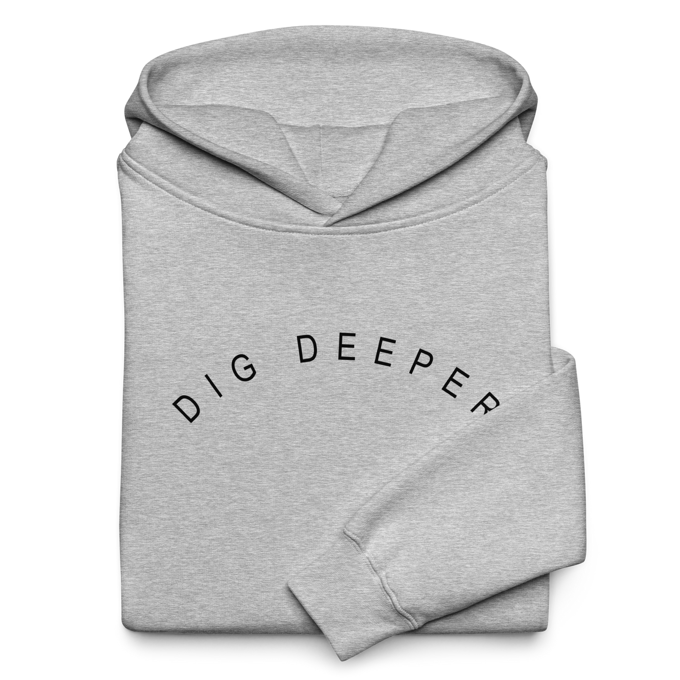 Dig Deeper Oversized Hoodie (Grey)