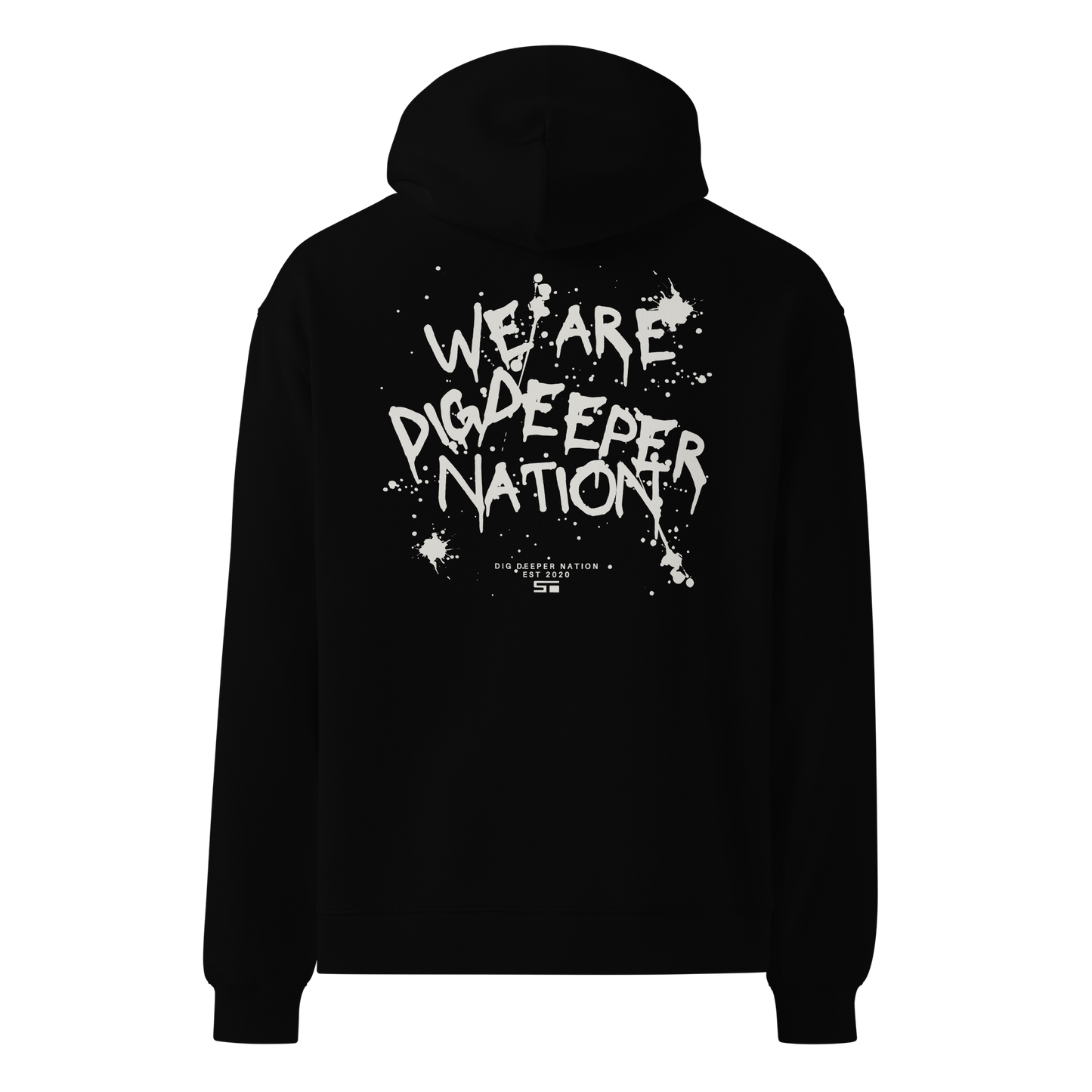 DD Splatter Oversized Hoodie