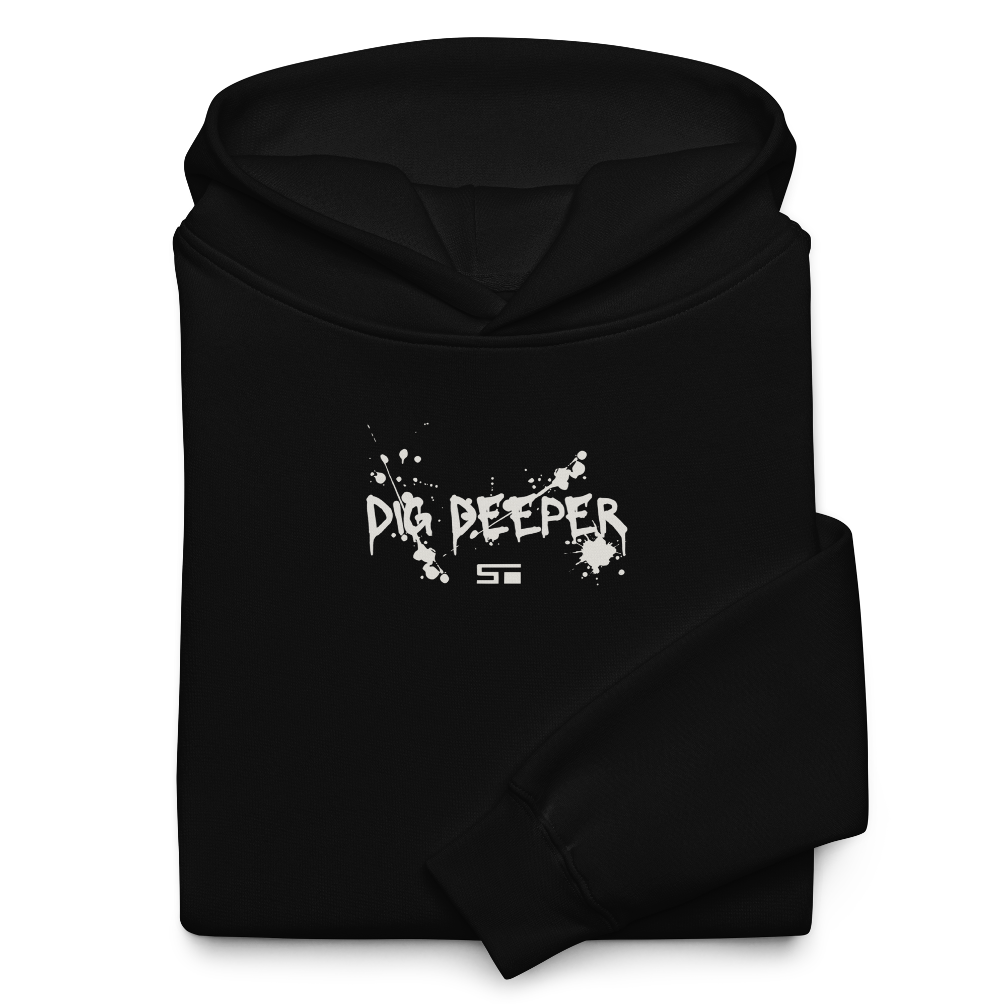 Dig Deeper Splatter Oversized Hoodie