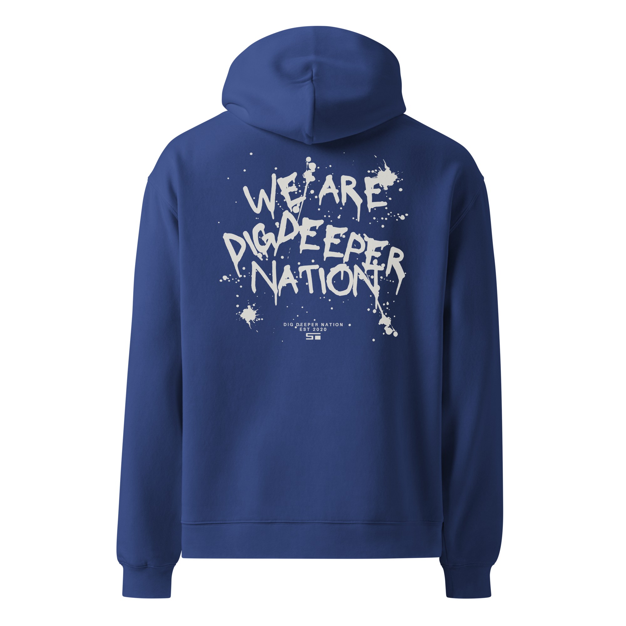 Dig Deeper Splatter Oversized Hoodie