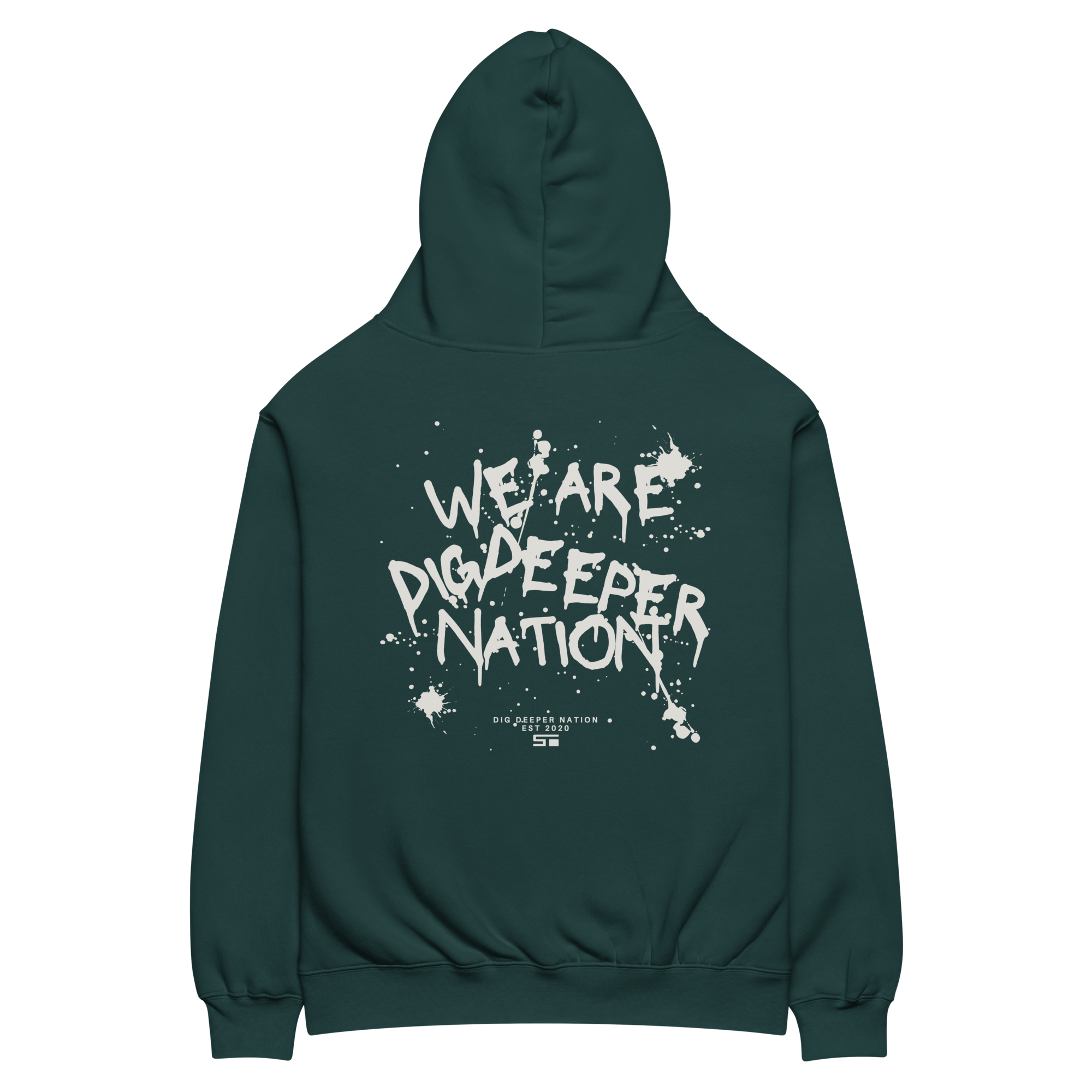 Dig Deeper Splatter Oversized Hoodie