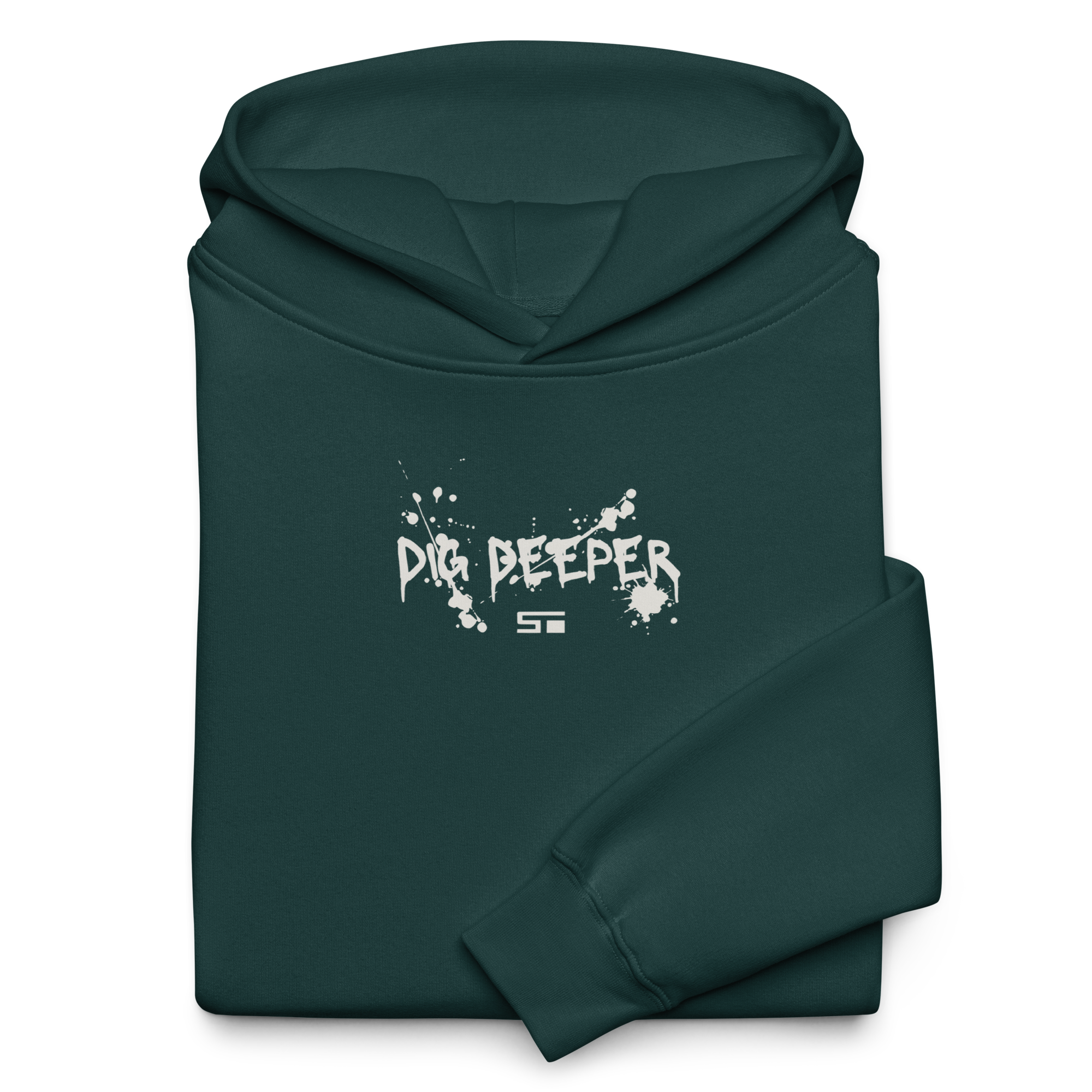 Dig Deeper Splatter Oversized Hoodie