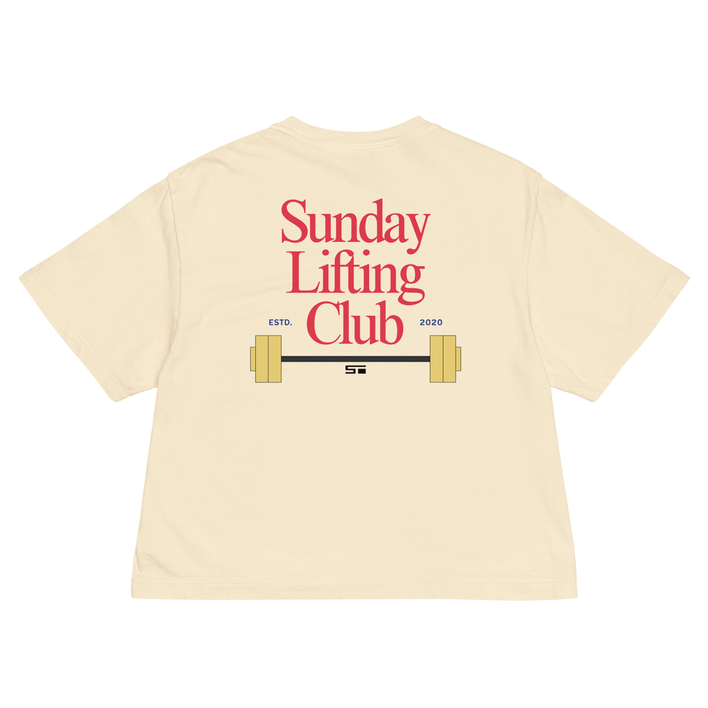 Sunday Lifting Club Women’s Boxy Tee