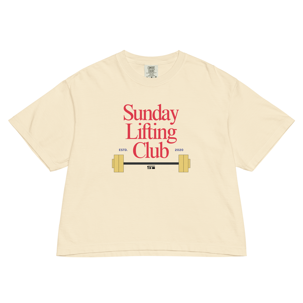 Sunday Lifting Club Women’s Boxy Tee
