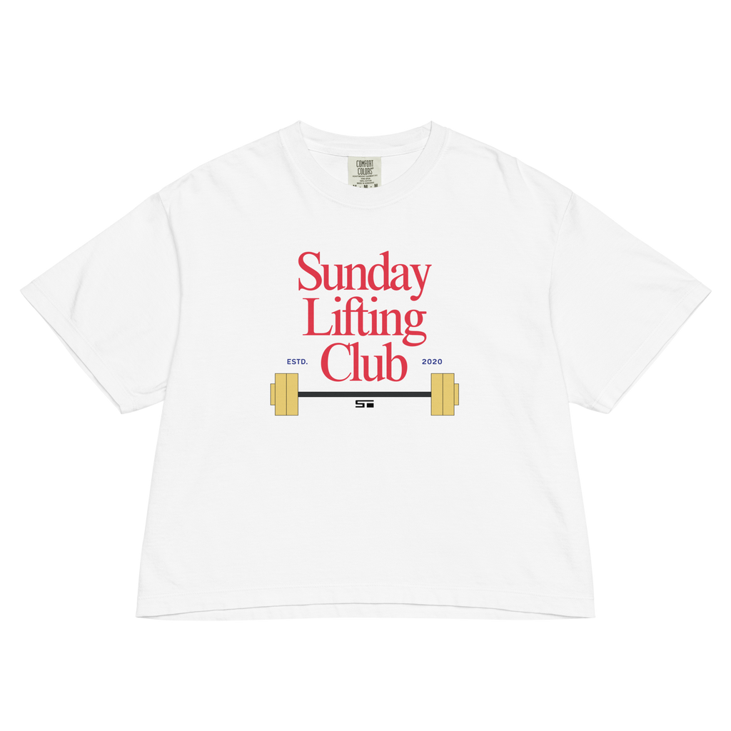 Sunday Lifting Club Women’s Boxy Tee